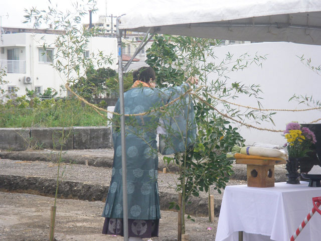 地鎮祭の写真